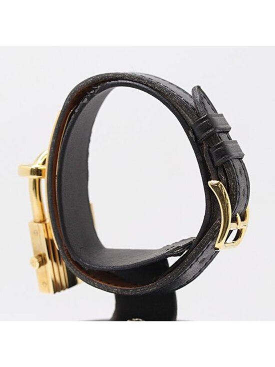 Hermes Kelly Quartz Black Dial Watch Mtm